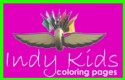 Print and color Indy Car pictures for the younger fans